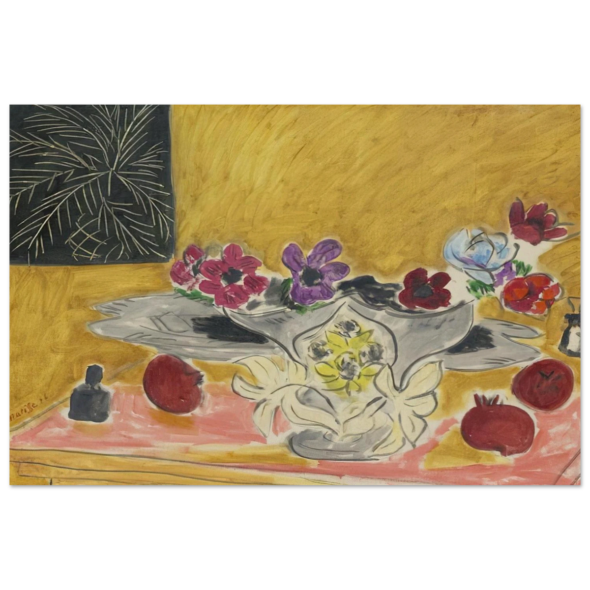 ANEMONES ET GRENADES 1946 Poster | Henri Matisse Poster | Henri Matisse Print