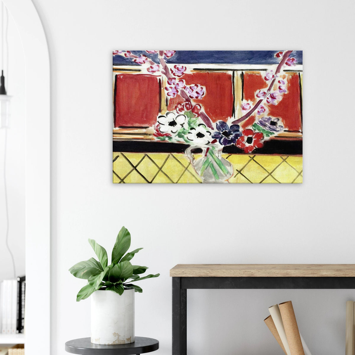 ANEMONES AND PEACH BLOSSOMS 1944 Canvas | Henri Matisse Canvas | Henri Matisse Print
