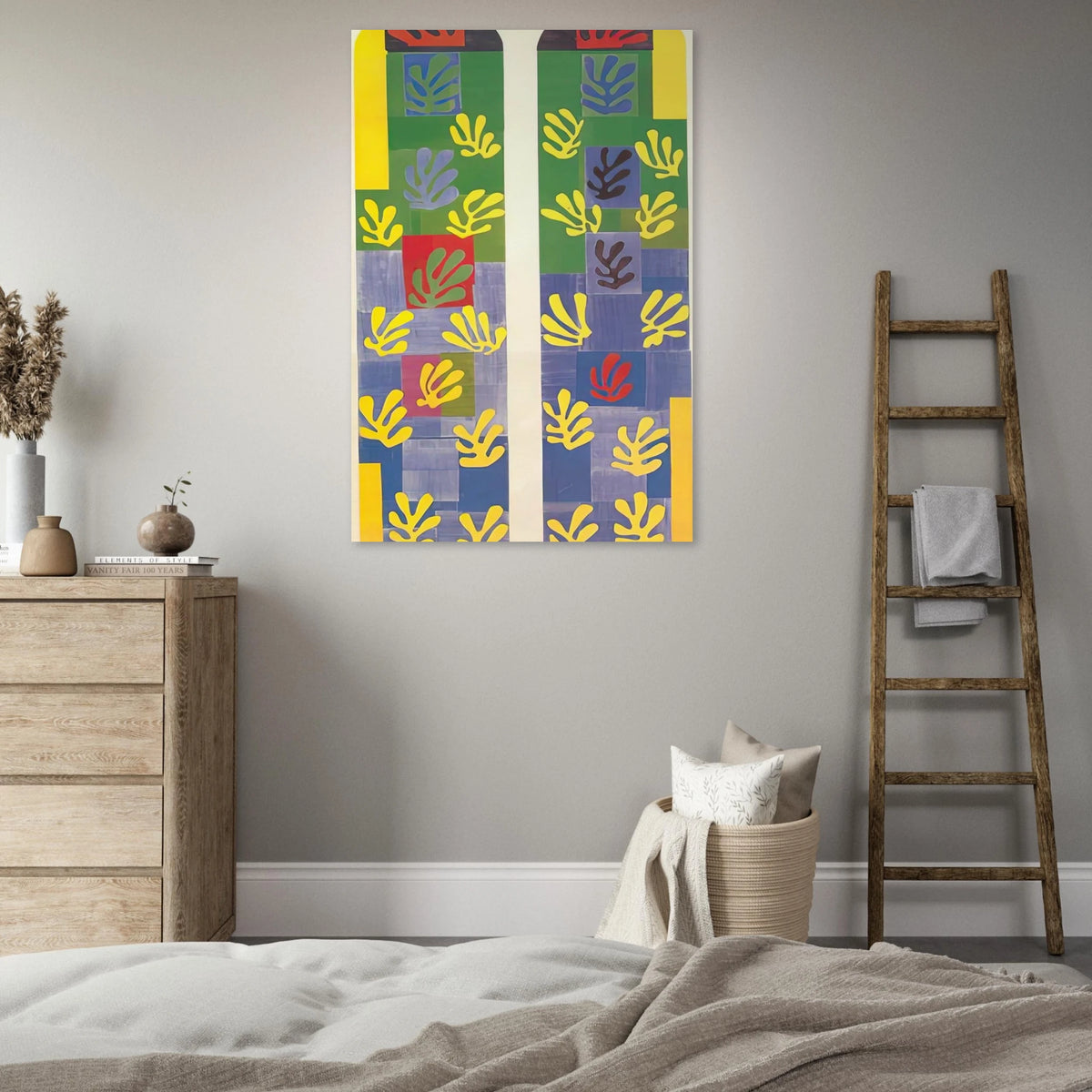 STAINED GLASS WINDOW WINDOW OF THE ABSIDE OF THE ROSARY CHAPEL 1949 Poster | Henri Matisse Poster | Henri Matisse Print