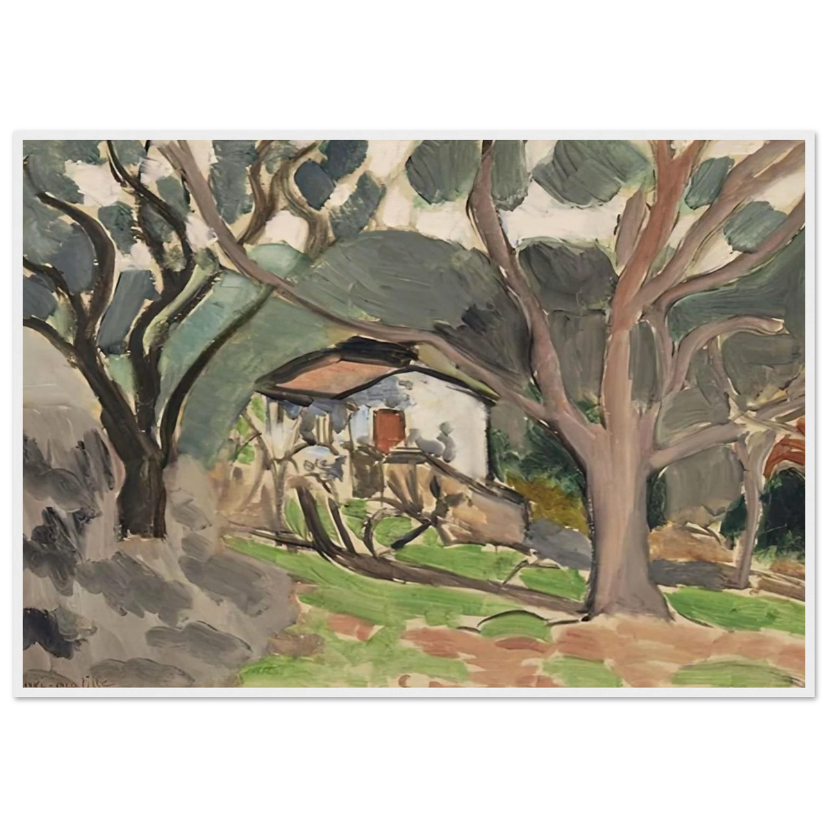 LA MAISONNETTE 1919 Framed Poster | Henri Matisse Framed Prints Wall Art | Henri Matisse Print
