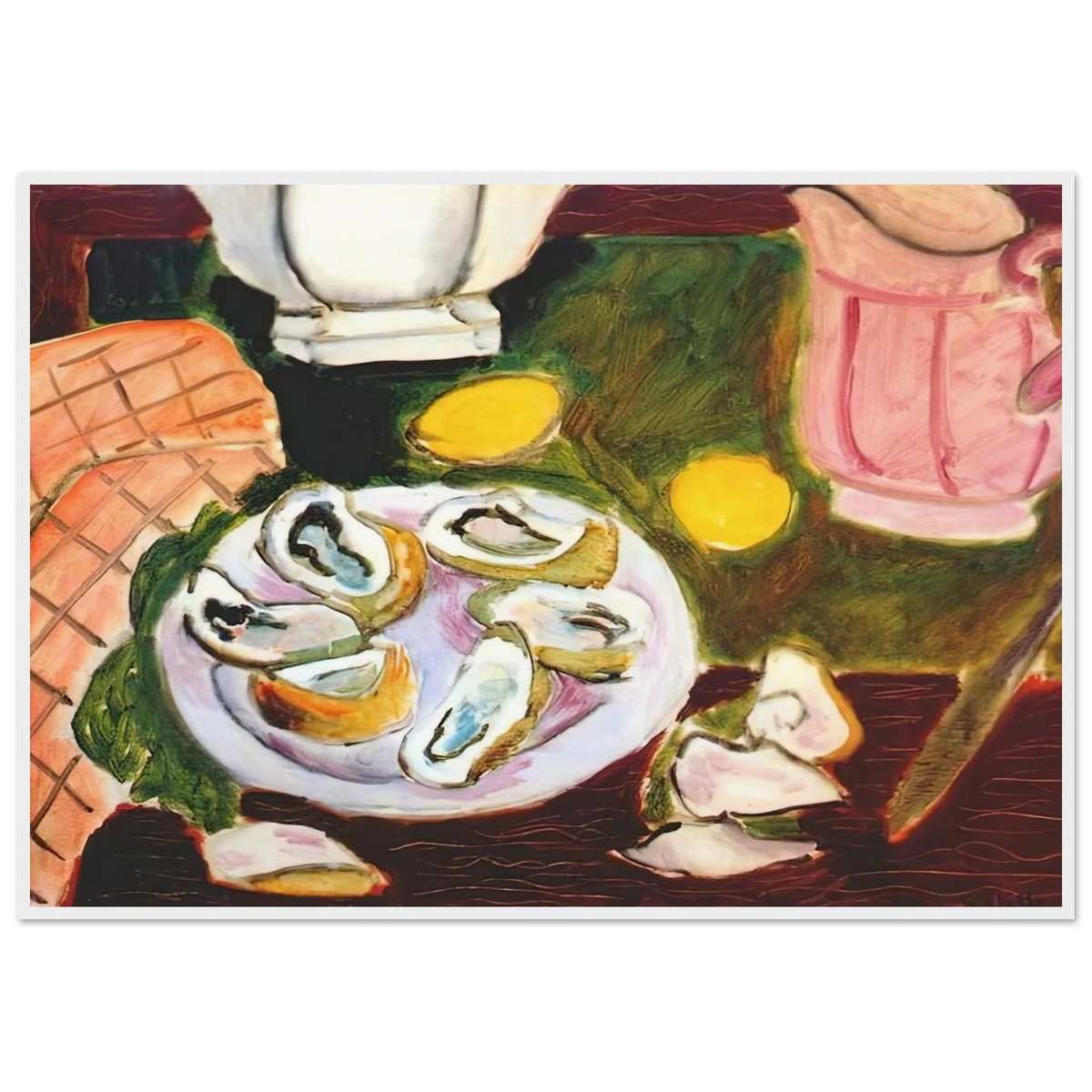 OYSTERS 1940 Framed Poster | Henri Matisse Framed Prints Wall Art | Henri Matisse Print