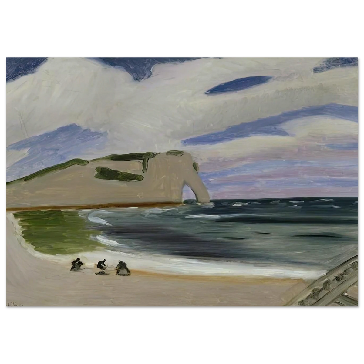 WOMEN ON THE BEACH ETRETAT 1920 Poster | Henri Matisse Poster | Henri Matisse Print