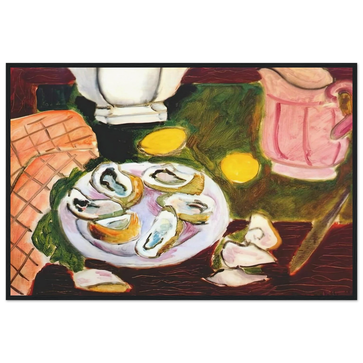 OYSTERS 1940 Framed Poster | Henri Matisse Framed Prints Wall Art | Henri Matisse Print