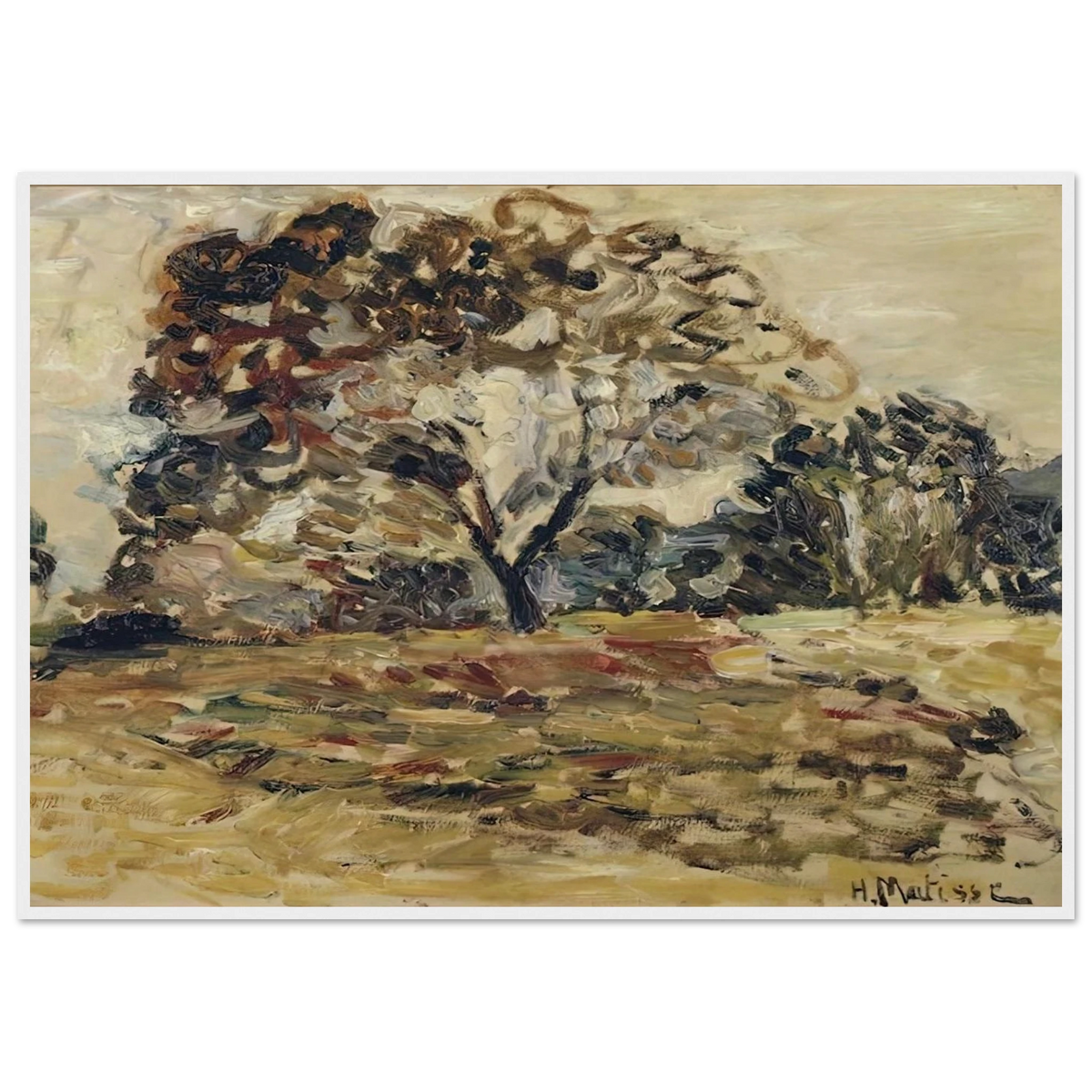 LANDSCAPE OF CORSICA 1 Framed Poster | Henri Matisse Framed Prints Wall Art | Henri Matisse Print