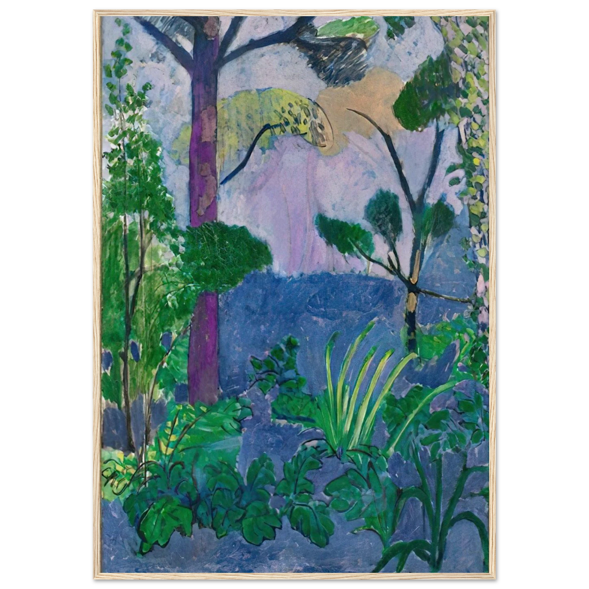ACANTHUS MOROCCAN LANDSCAPE 1912 Framed Poster | Henri Matisse Framed Prints Wall Art | Henri Matisse Print