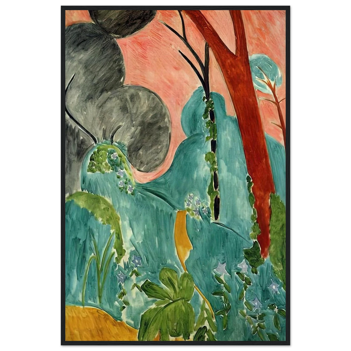 MORACCAN GARDEN 1912 Framed Poster | Henri Matisse Framed Prints Wall Art | Henri Matisse Print
