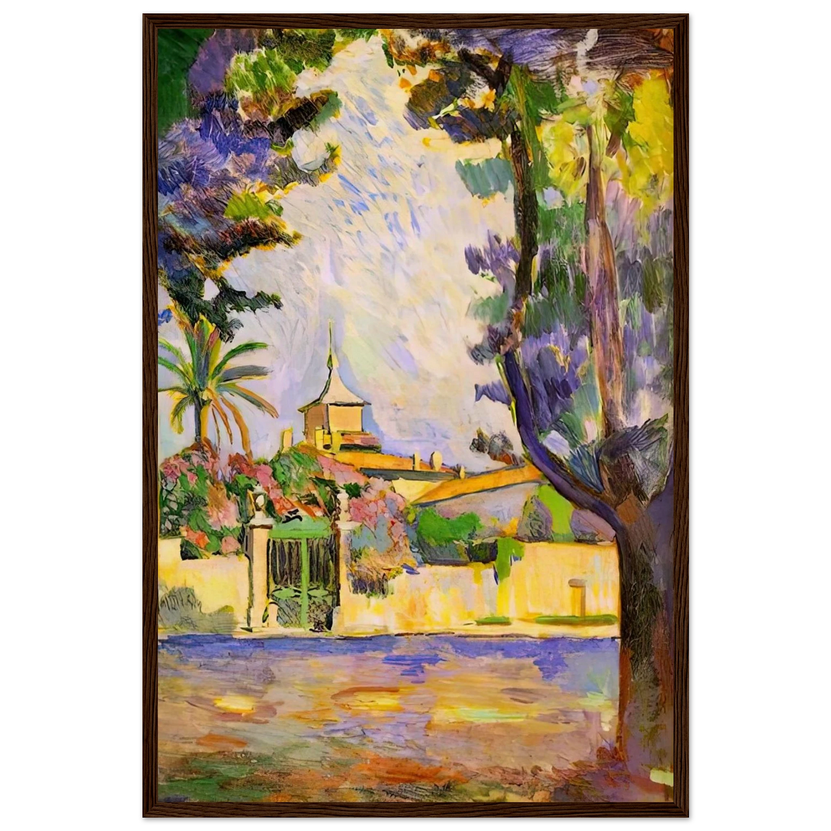 PLACE DES LICES ST TROPEZ 1904 Framed Poster | Henri Matisse Framed Prints Wall Art | Henri Matisse Print