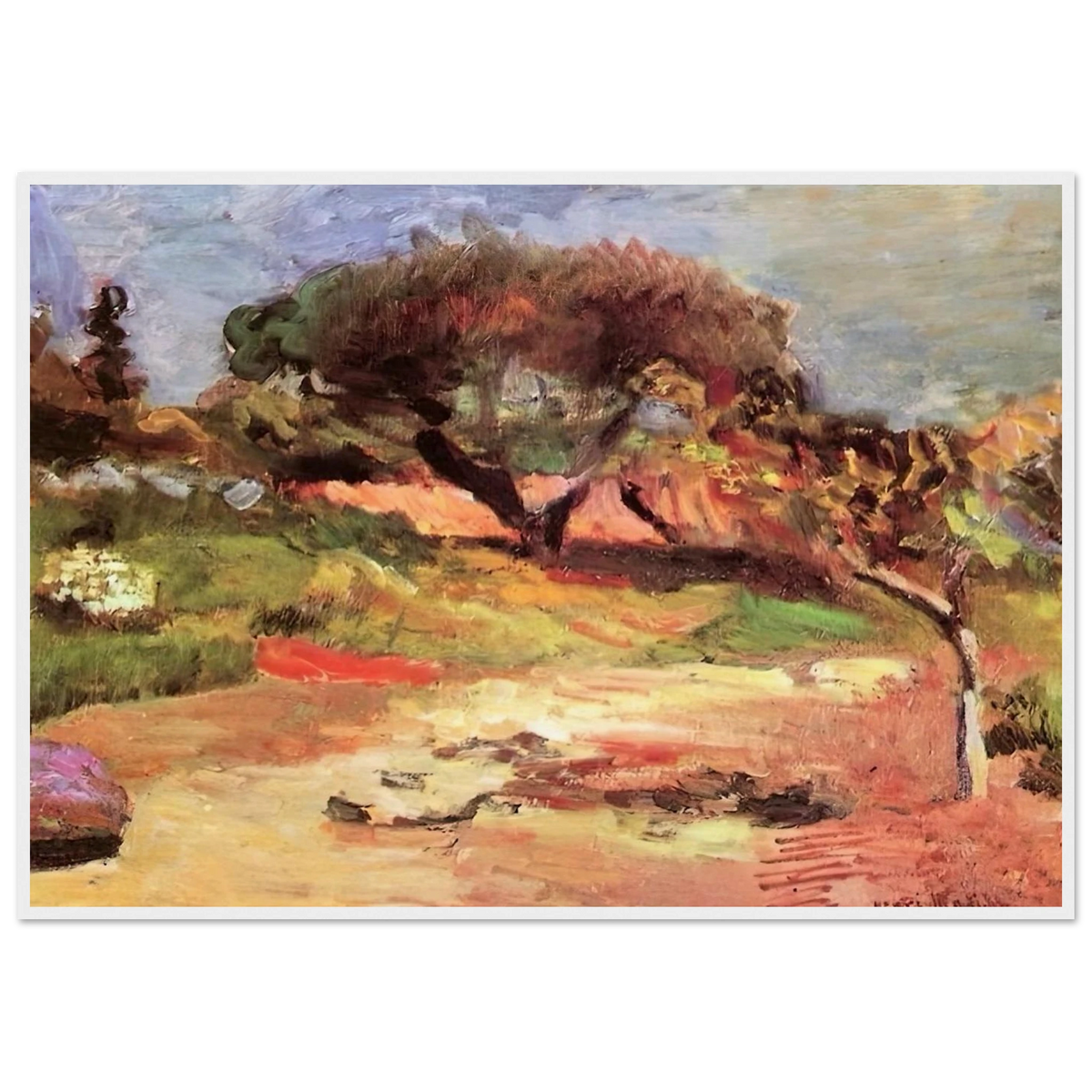 CORSICAN LANDSCAPE 1898 0 Framed Poster | Henri Matisse Framed Prints Wall Art | Henri Matisse Print