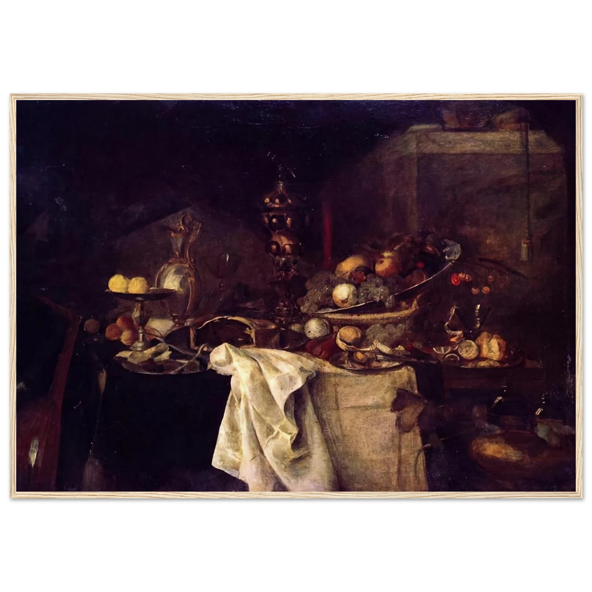 LA DESERTE AFTER JAN DAVIDSZ DE HEEM 1893 Framed Poster | Henri Matisse Framed Prints Wall Art | Henri Matisse Print