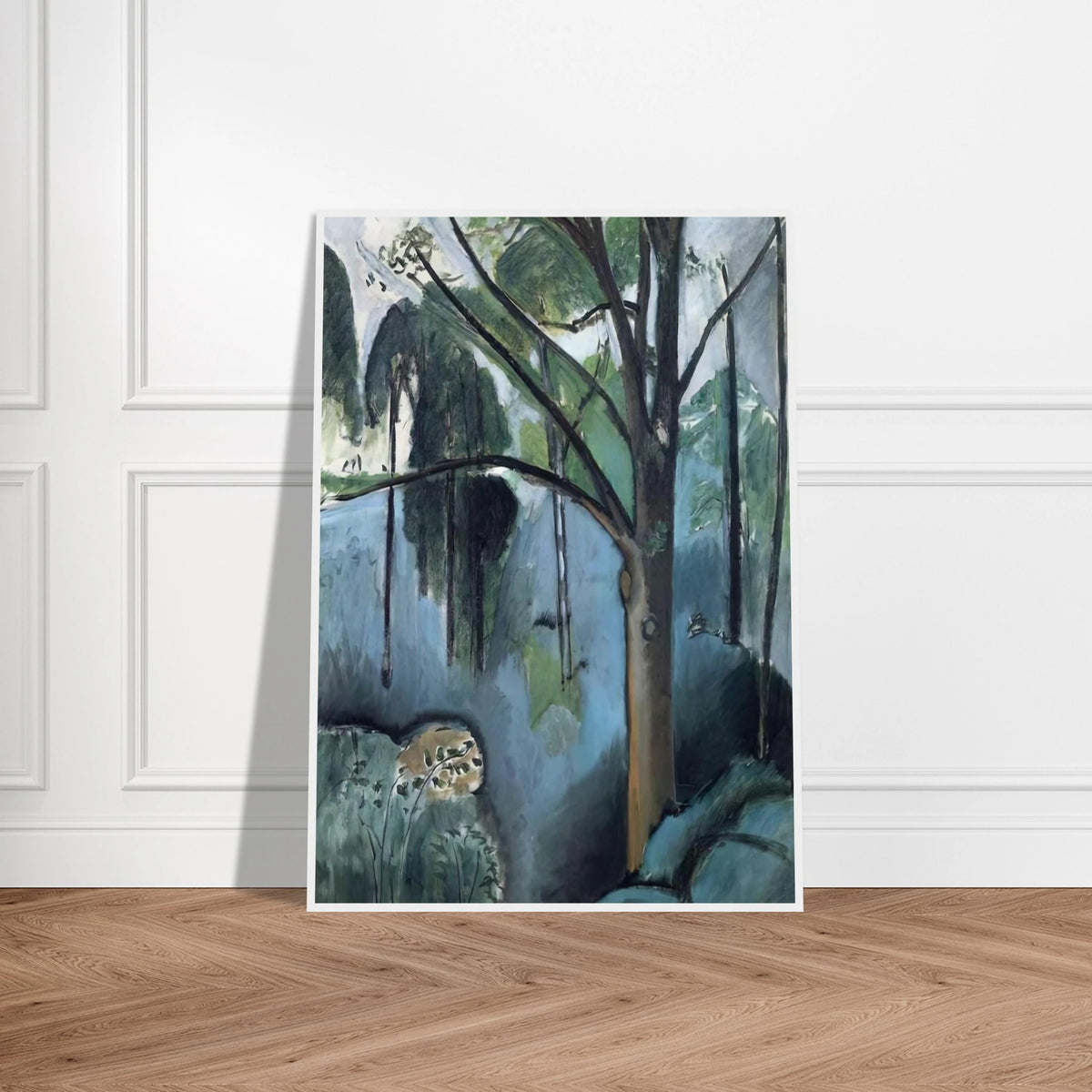 TRIVAUX POND 1917 Framed Poster | Henri Matisse Framed Prints Wall Art | Henri Matisse Print