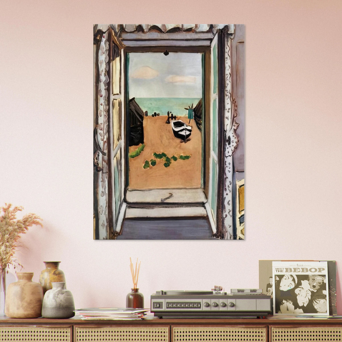 OPEN WINDOW ETRETAT 1920 Canvas | Henri Matisse Canvas | Henri Matisse Print