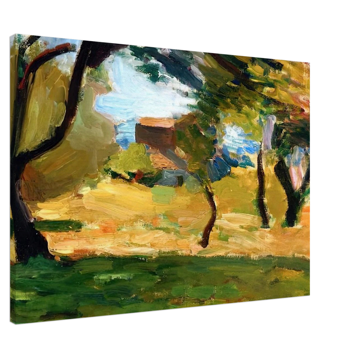 CORSICAN LANDSCAPE 1898 1 Canvas | Henri Matisse Canvas | Henri Matisse Print