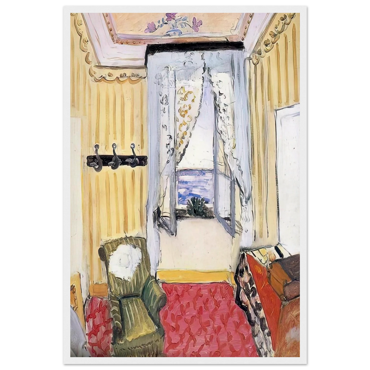 MY ROOM AT THE BEAU RIVAGE 1918 Framed Poster | Henri Matisse Framed Prints Wall Art | Henri Matisse Print