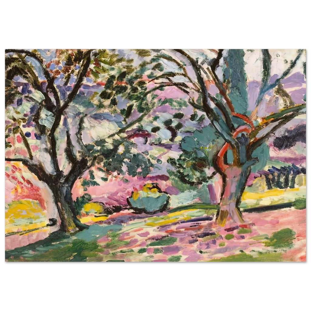 OLIVE TREES AT COLLIOURE 1906 Poster | Henri Matisse Poster | Henri Matisse Print