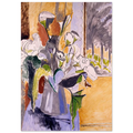 BOUQUET OF FLOWERS ON A VERANDA 1912 Poster | Henri Matisse Poster | Henri Matisse Print