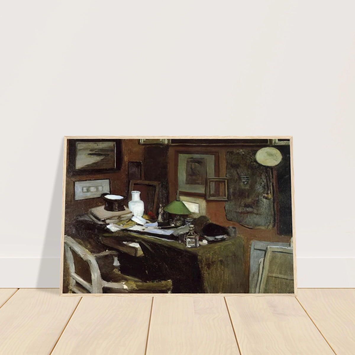 INTERIOR WITH A TOP HAT 1896 Framed Poster | Henri Matisse Framed Prints Wall Art | Henri Matisse Print