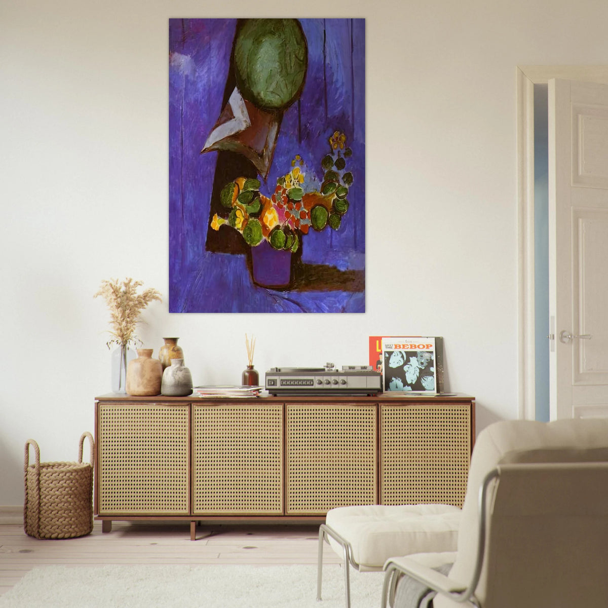 FLOWERS AND CERAMIC PLATE Poster | Henri Matisse Poster | Henri Matisse Print