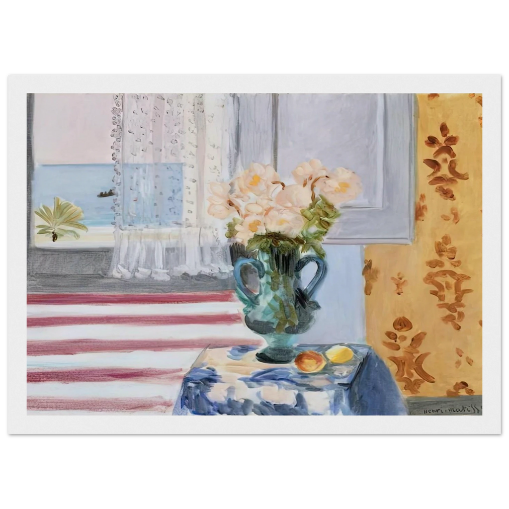 VASE OF FLOWERS 1924 Framed Poster | Henri Matisse Framed Prints Wall Art | Henri Matisse Print