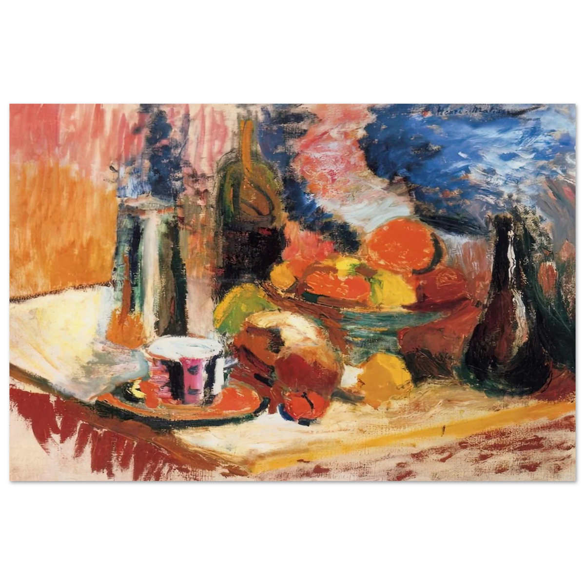 STILL LIFE WITH FRUIT 1896 Poster | Henri Matisse Poster | Henri Matisse Print