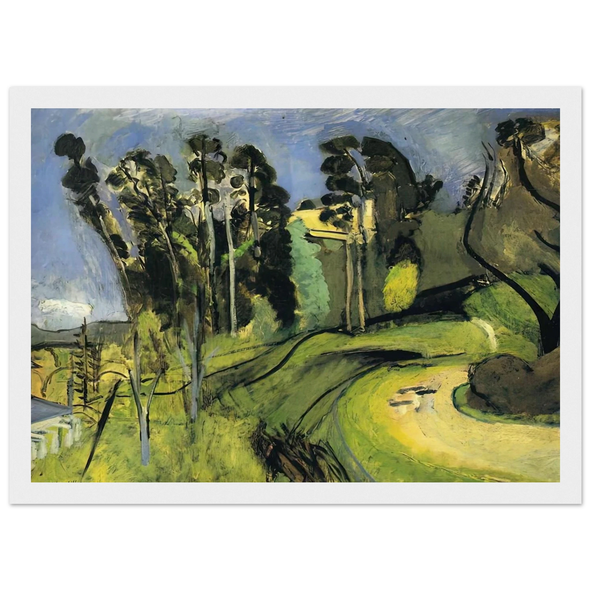 MONTALBAN LANDSCAPE 1918 Framed Poster | Henri Matisse Framed Prints Wall Art | Henri Matisse Print