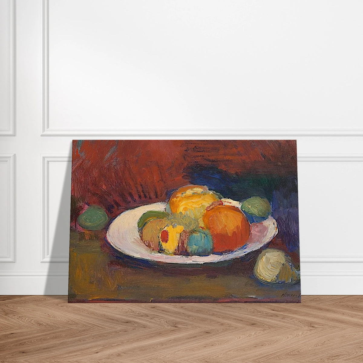 ASSIETTE DE FRUITS FRUIT DISH 1902 Canvas | Henri Matisse Canvas | Henri Matisse Print