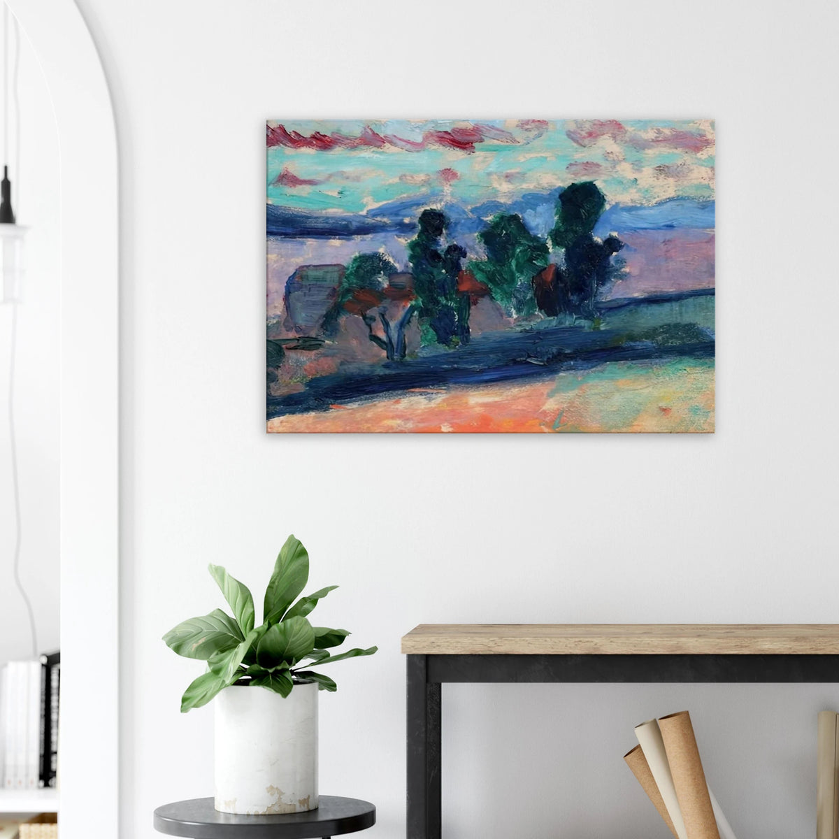 PAYSAGE DE SAINT TROPEZ AU CREPUSCULE 1904 Canvas | Henri Matisse Canvas | Henri Matisse Print