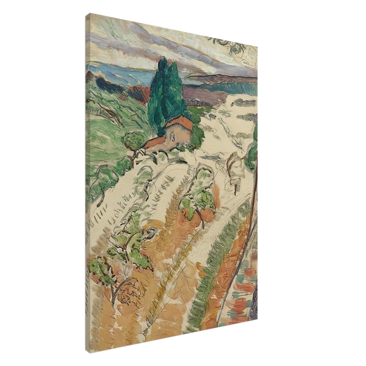 PAYSAGE ST TROPEZ 1904 Canvas | Henri Matisse Canvas | Henri Matisse Print
