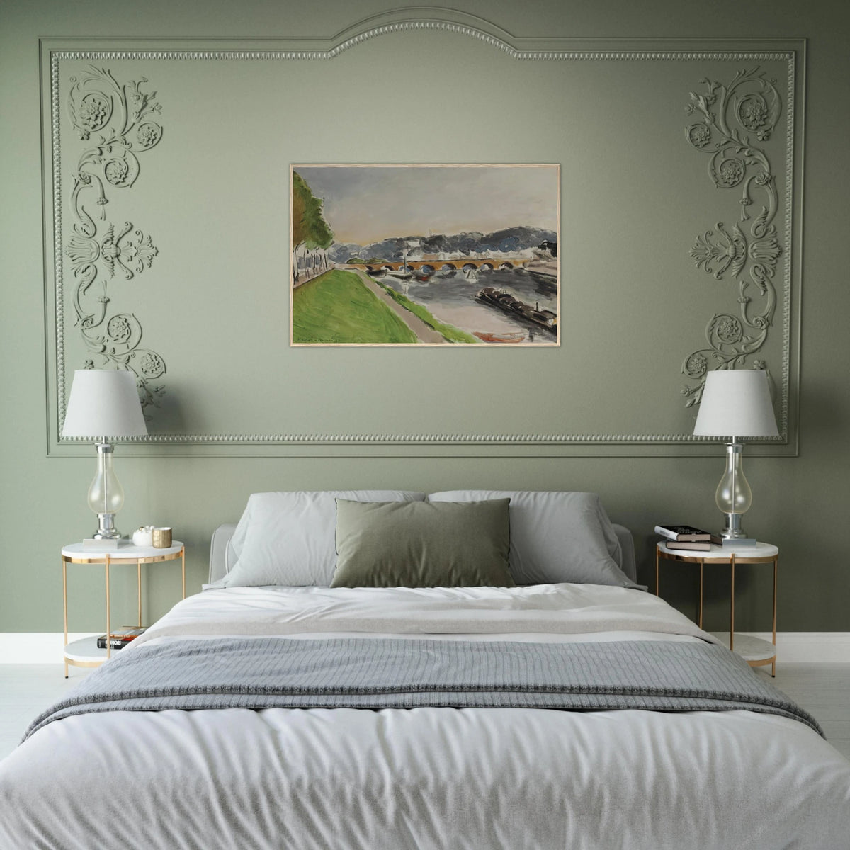 LE PONT DE SEVRES AU CHALAND 1917 Framed Poster | Henri Matisse Framed Prints Wall Art | Henri Matisse Print