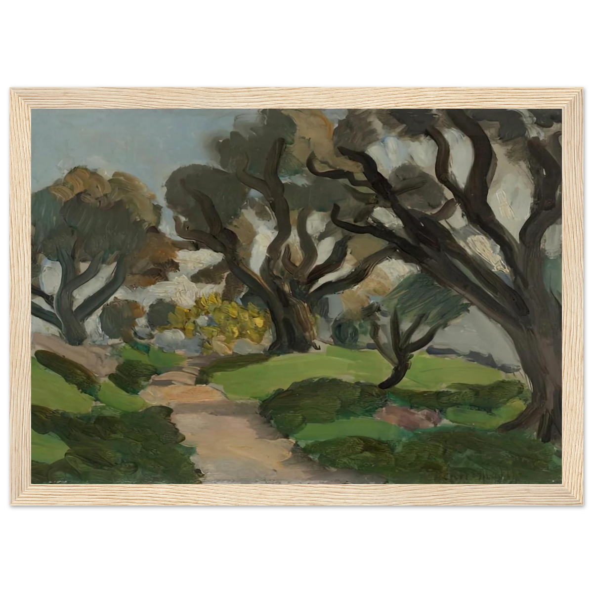 LANDSCAPE 1918 Framed Poster | Henri Matisse Framed Prints Wall Art | Henri Matisse Print