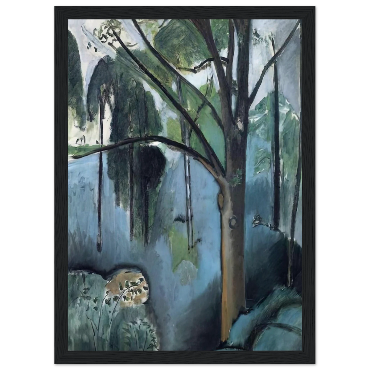 TRIVAUX POND 1917 Framed Poster | Henri Matisse Framed Prints Wall Art | Henri Matisse Print