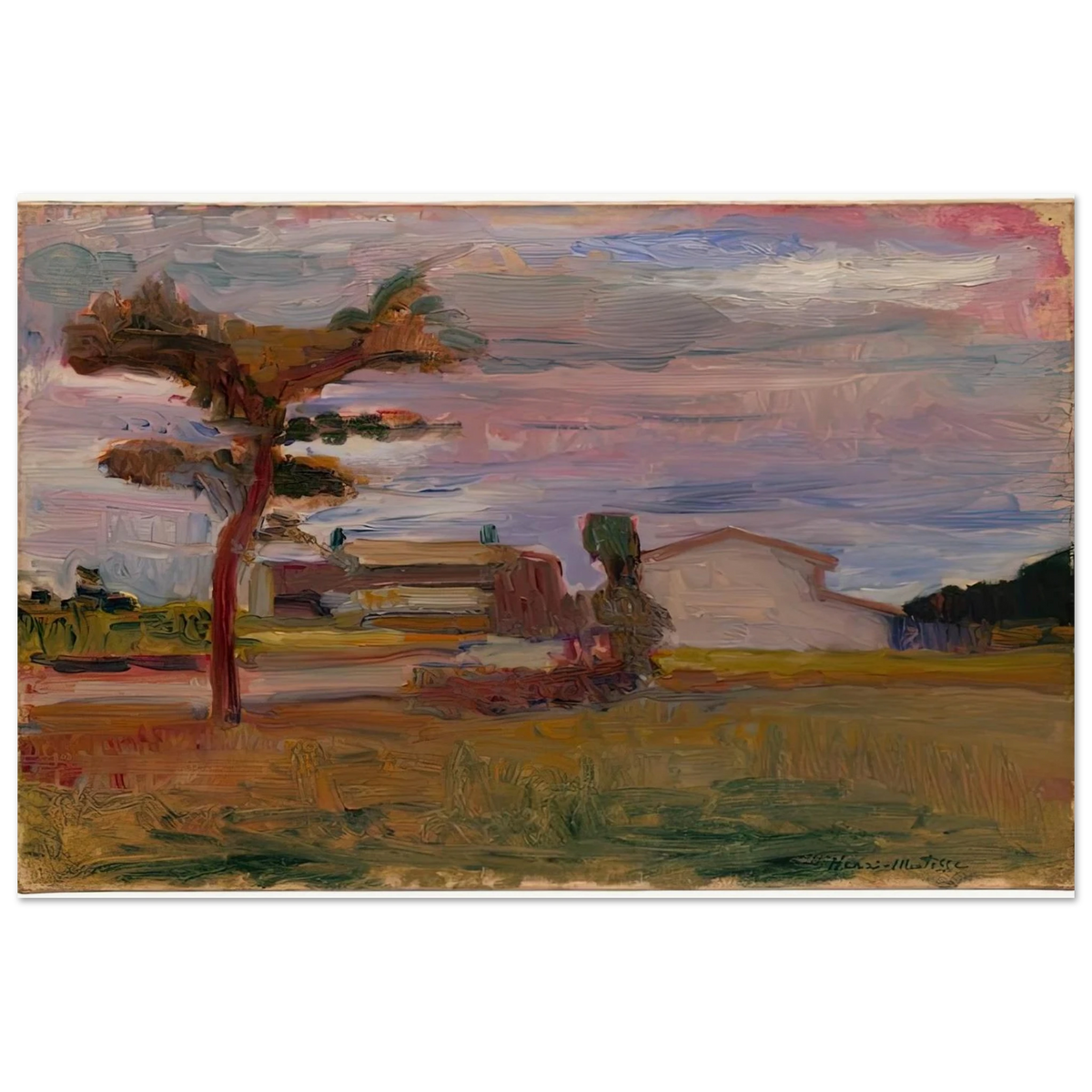 CORSICAN LANDSCAPE 1898 Poster | Henri Matisse Poster | Henri Matisse Print