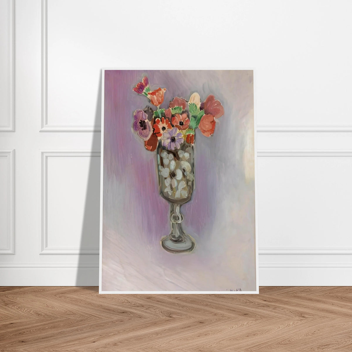 BOUQUET OF ANEMONES 1918 Framed Poster | Henri Matisse Framed Prints Wall Art | Henri Matisse Print