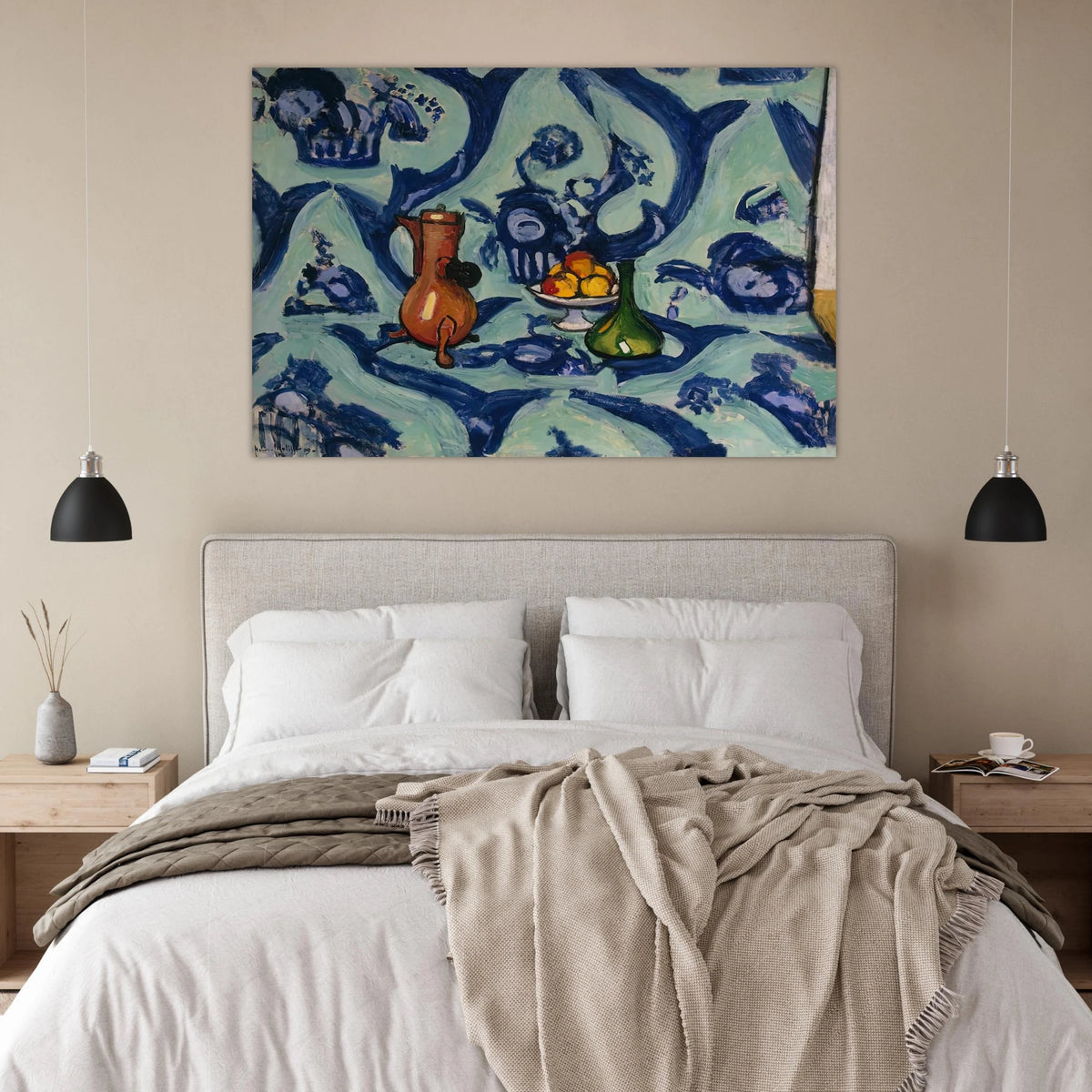 STILL LIFE WITH BLUE TABLECLOTH 1906 Poster | Henri Matisse Poster | Henri Matisse Print