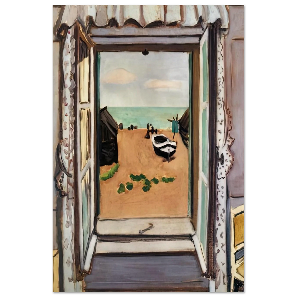 OPEN WINDOW ETRETAT 1920 Poster | Henri Matisse Poster | Henri Matisse Print