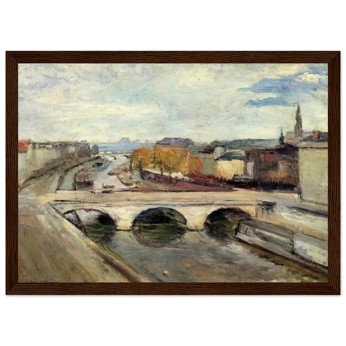 THE POT SAINT MICHEL IN PARIS 1900 Framed Poster | Henri Matisse Framed Prints Wall Art | Henri Matisse Print