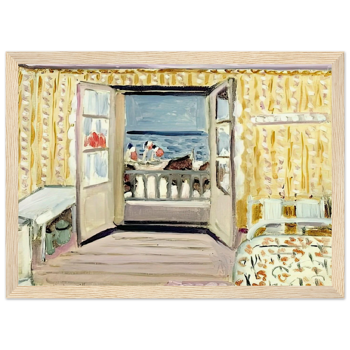 INTERIOR JULY 14TH ETRETAT 1920 Framed Poster | Henri Matisse Framed Prints Wall Art | Henri Matisse Print