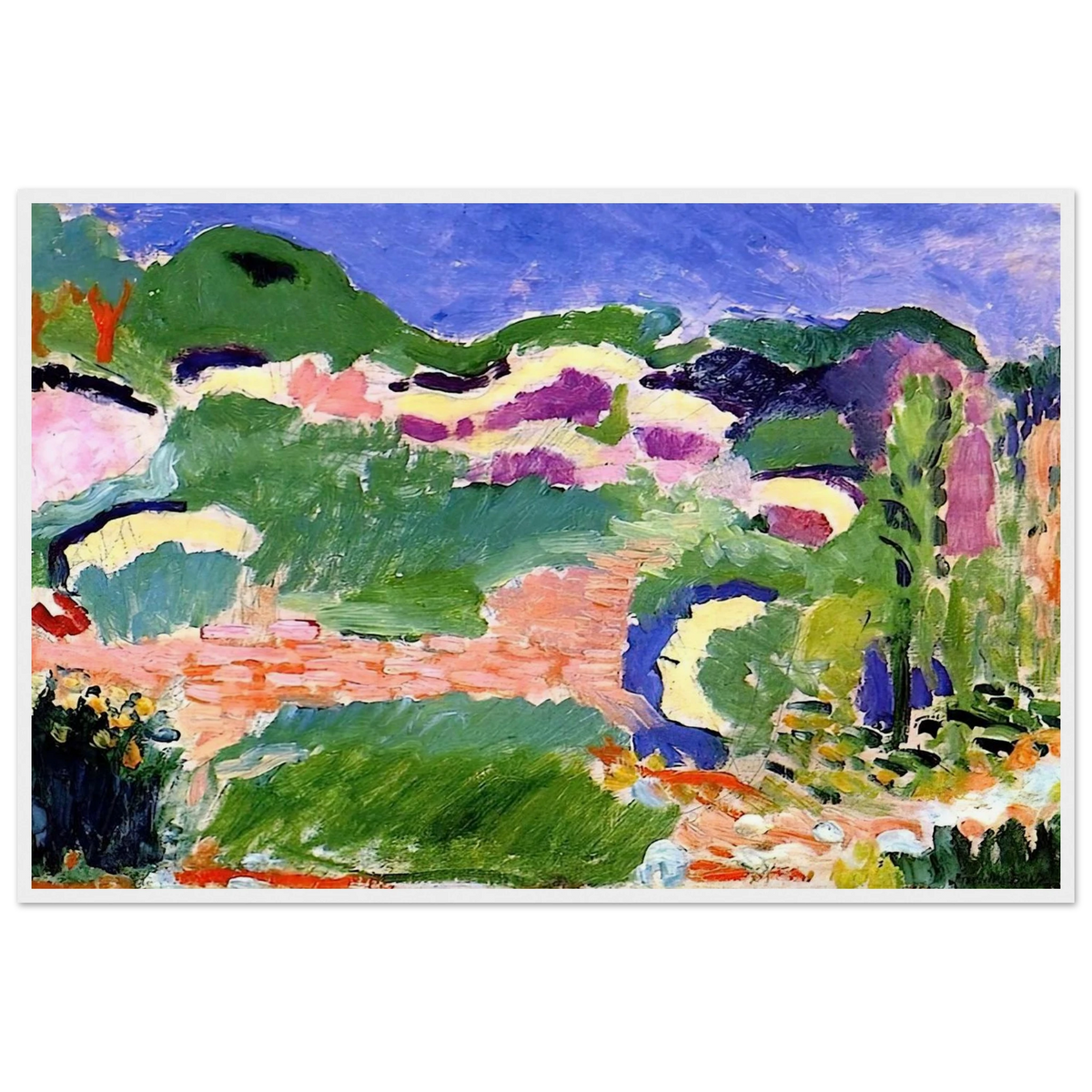 LES GENETS 1905 Framed Poster | Henri Matisse Framed Prints Wall Art | Henri Matisse Print