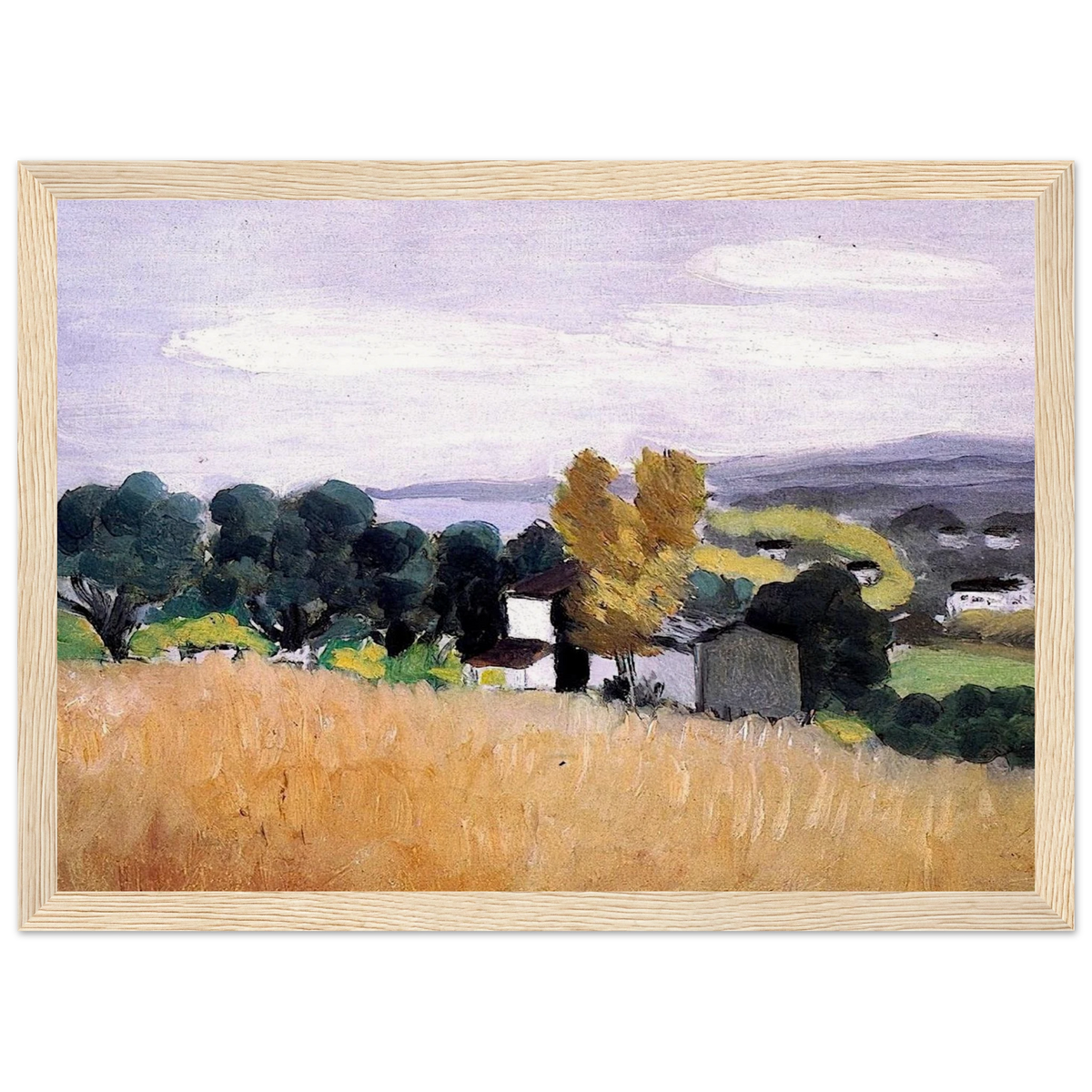 AUTUMN IN CAGNES 1918 Framed Poster | Henri Matisse Framed Prints Wall Art | Henri Matisse Print