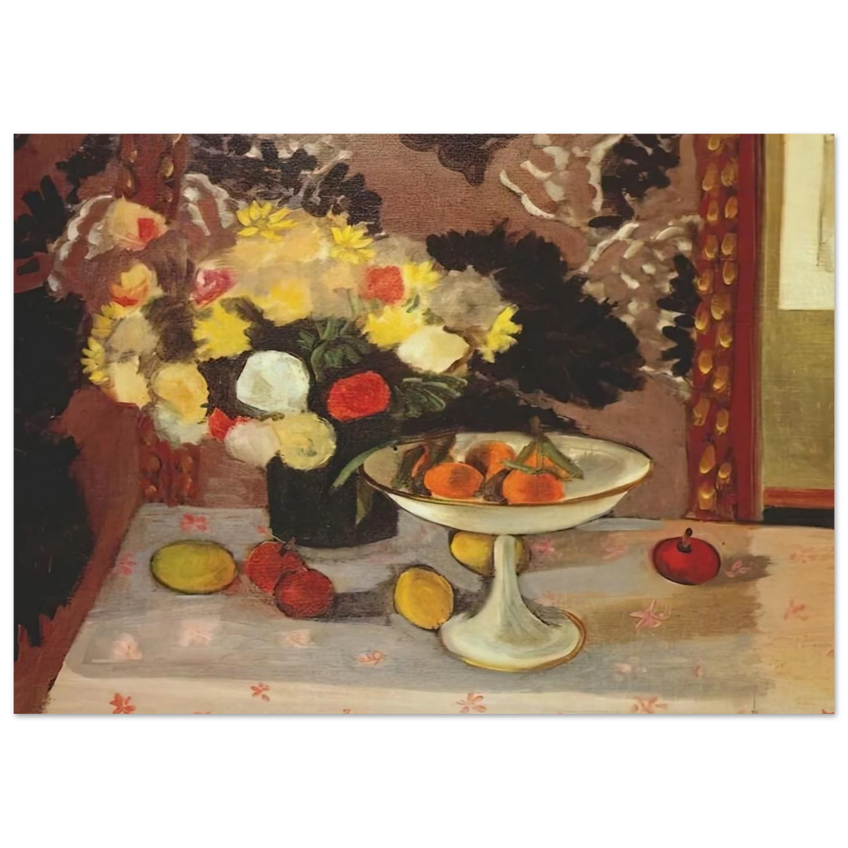 STILL LIFE BOUQUET AND COMPOTIER 1925 Poster | Henri Matisse Poster | Henri Matisse Print