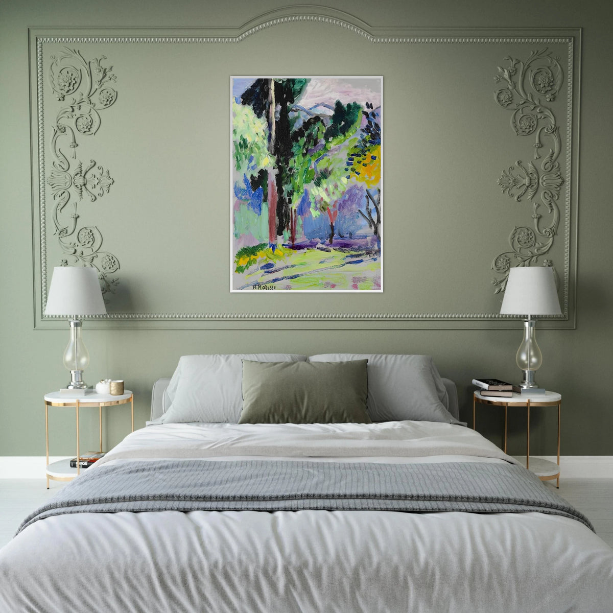 PAYSAGE A COLLIOURE 1905 Framed Poster | Henri Matisse Framed Prints Wall Art | Henri Matisse Print