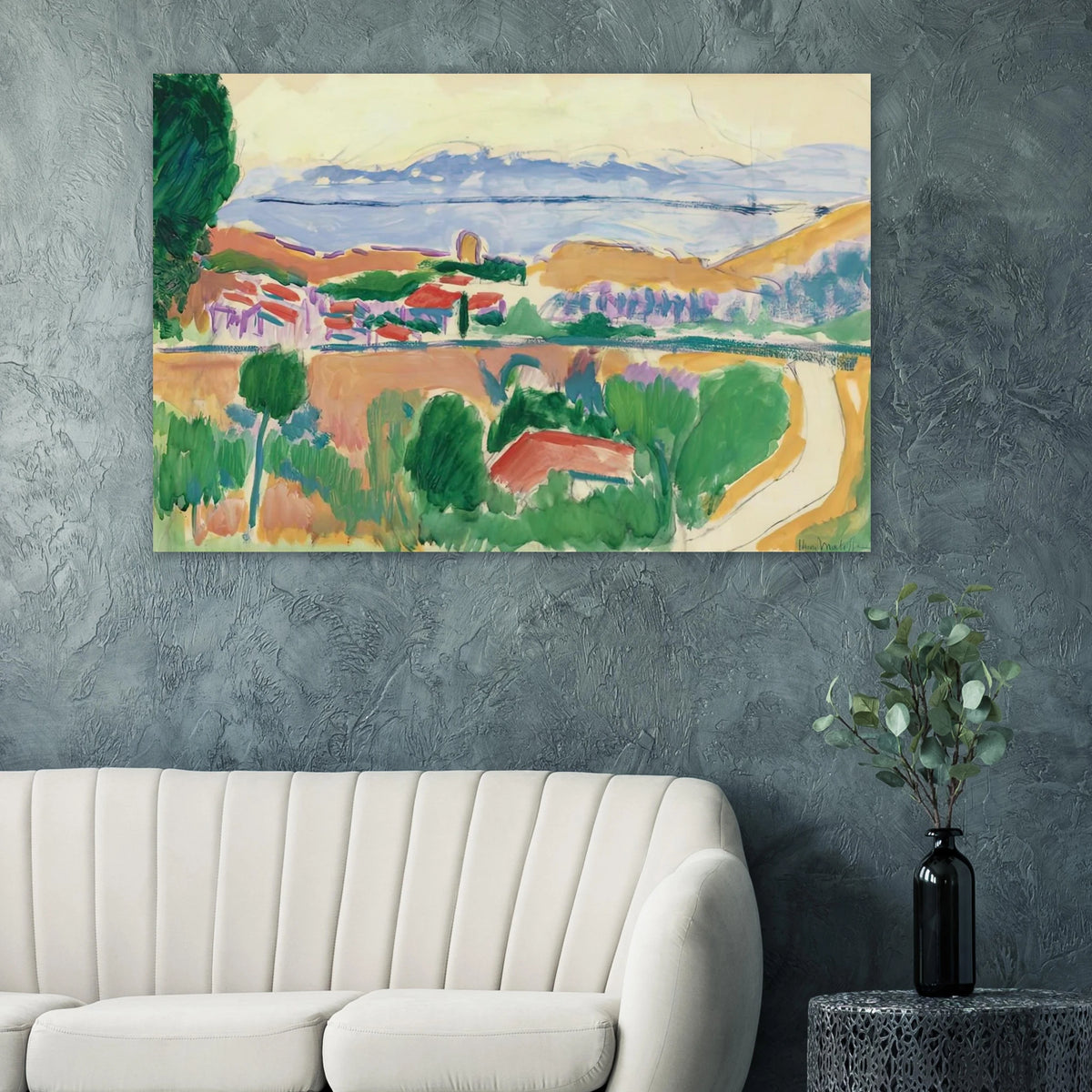 VUE DE COLLIOURE 1906 Poster | Henri Matisse Poster | Henri Matisse Print