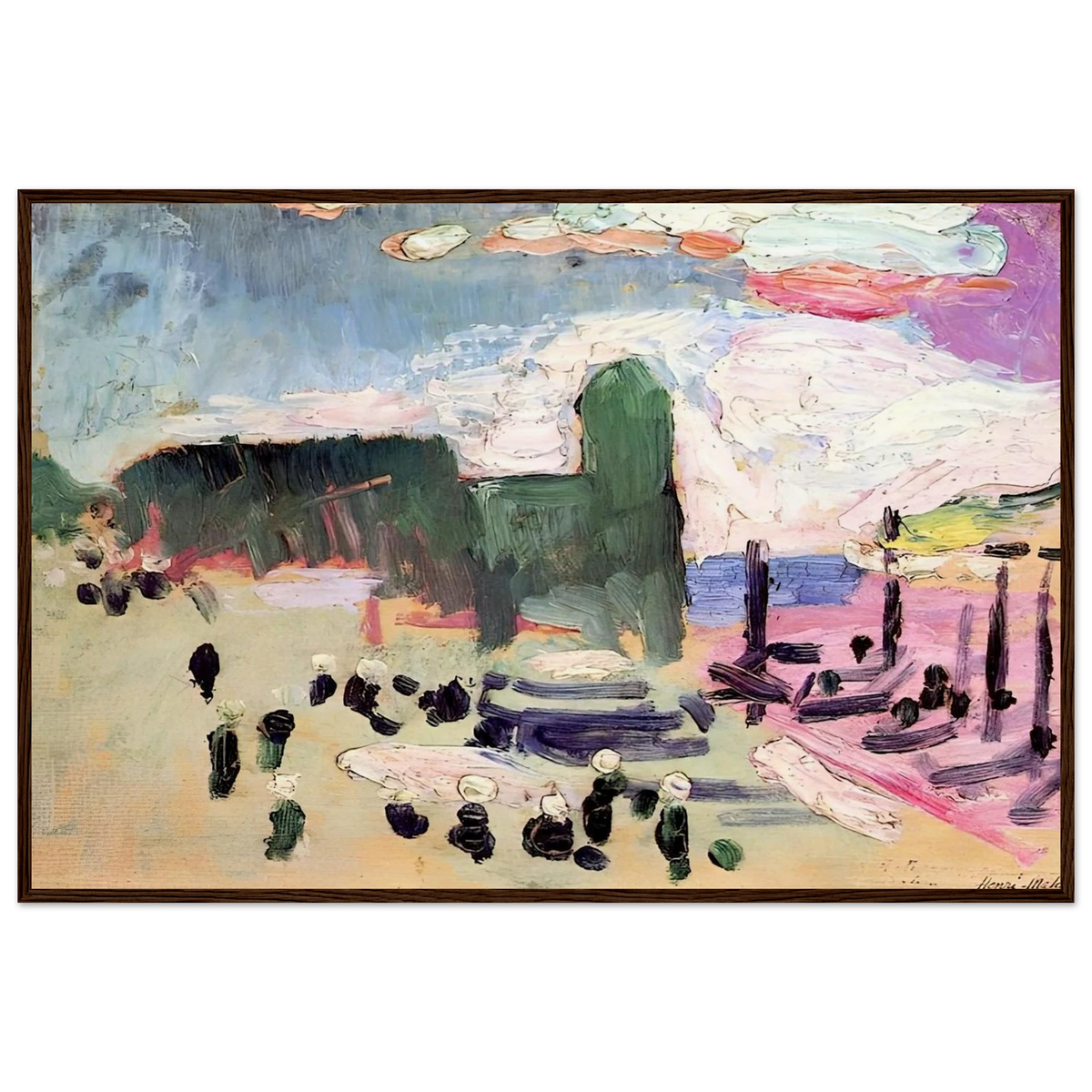 COLLIOURE 1905 Framed Poster | Henri Matisse Framed Prints Wall Art | Henri Matisse Print