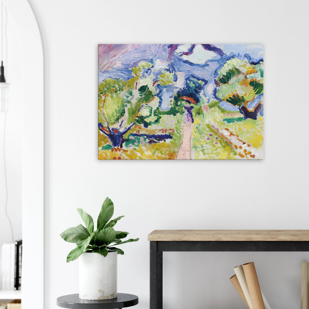 PROMENADE DES OLIVIERS 1905 Canvas | Henri Matisse Canvas | Henri Matisse Print