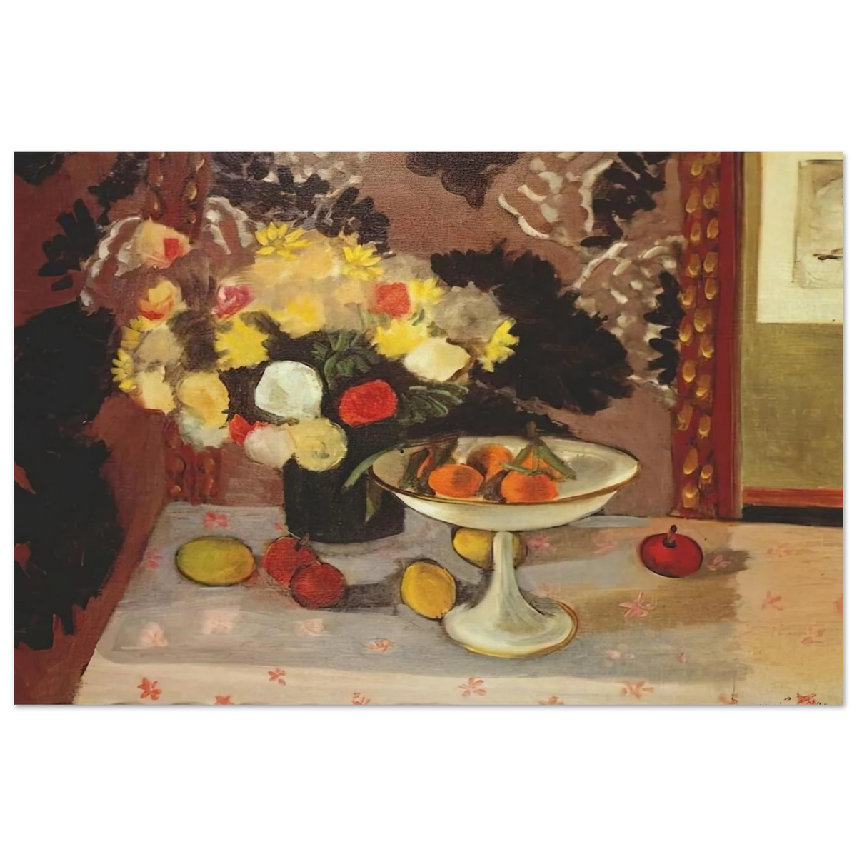 STILL LIFE BOUQUET AND COMPOTIER 1925 Poster | Henri Matisse Poster | Henri Matisse Print