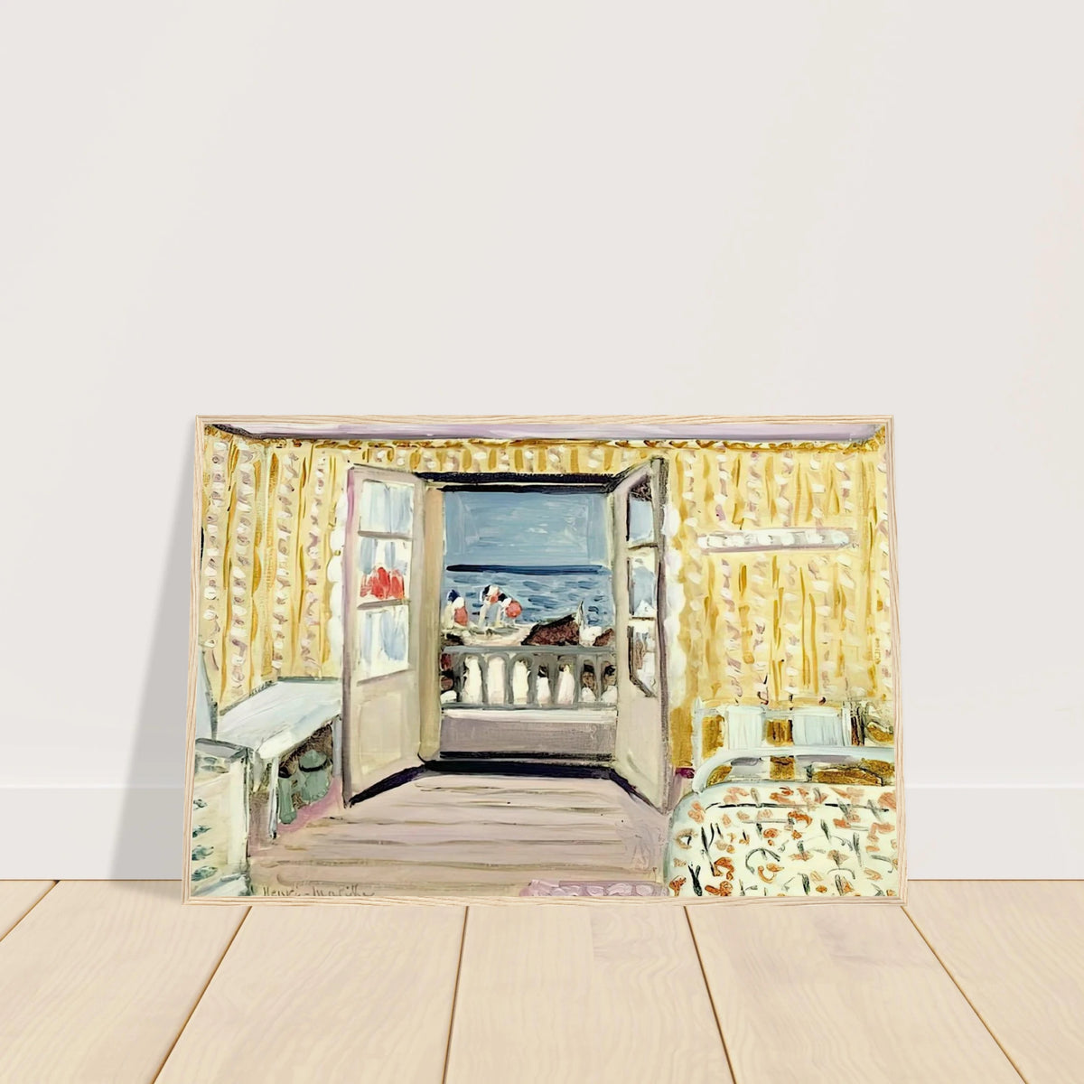 INTERIOR JULY 14TH ETRETAT 1920 Framed Poster | Henri Matisse Framed Prints Wall Art | Henri Matisse Print
