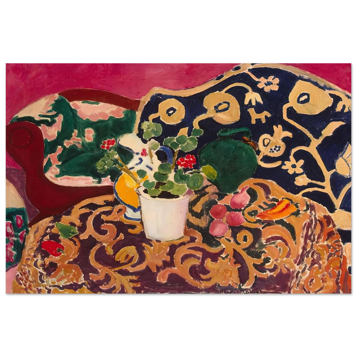 SPANISH STILL LIFE SEVILLE II 1911 Poster | Henri Matisse Poster | Henri Matisse Print
