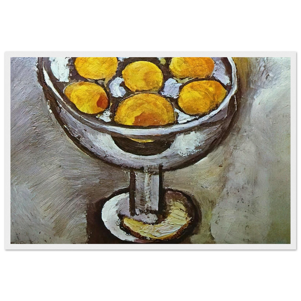 A VASE WITH ORANGES Framed Poster | Henri Matisse Framed Prints Wall Art | Henri Matisse Print