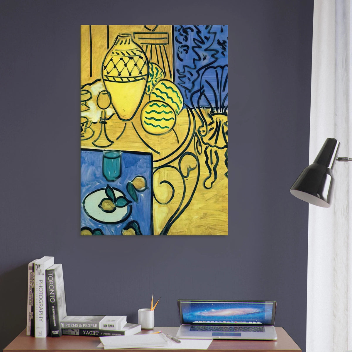 INTERIOR IN YELLOW 1946 Canvas | Henri Matisse Canvas | Henri Matisse Print