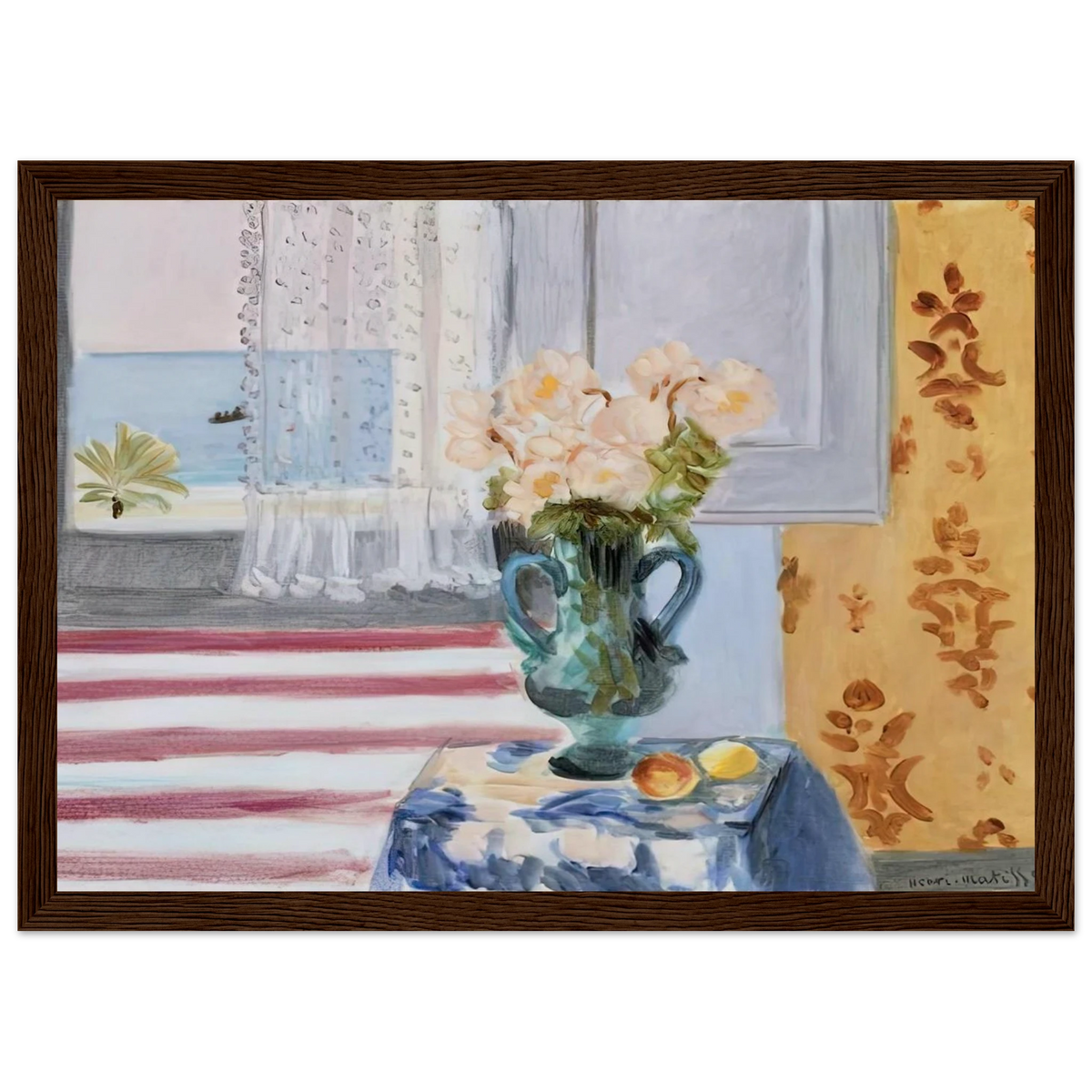 VASE OF FLOWERS 1924 Framed Poster | Henri Matisse Framed Prints Wall Art | Henri Matisse Print