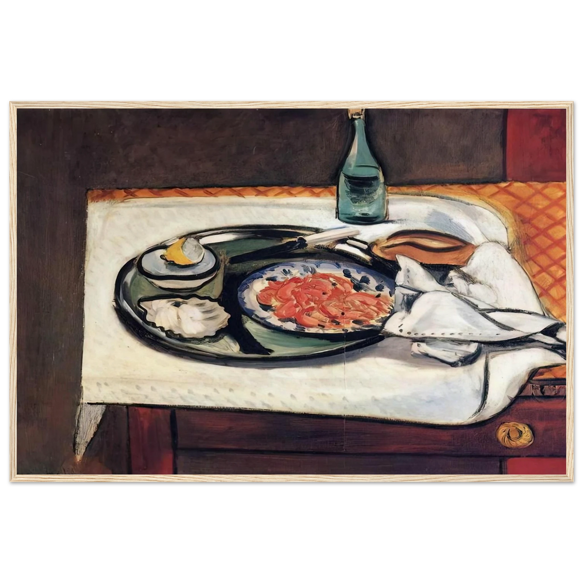 PINK SHRIMP 1921 Framed Poster | Henri Matisse Framed Prints Wall Art | Henri Matisse Print